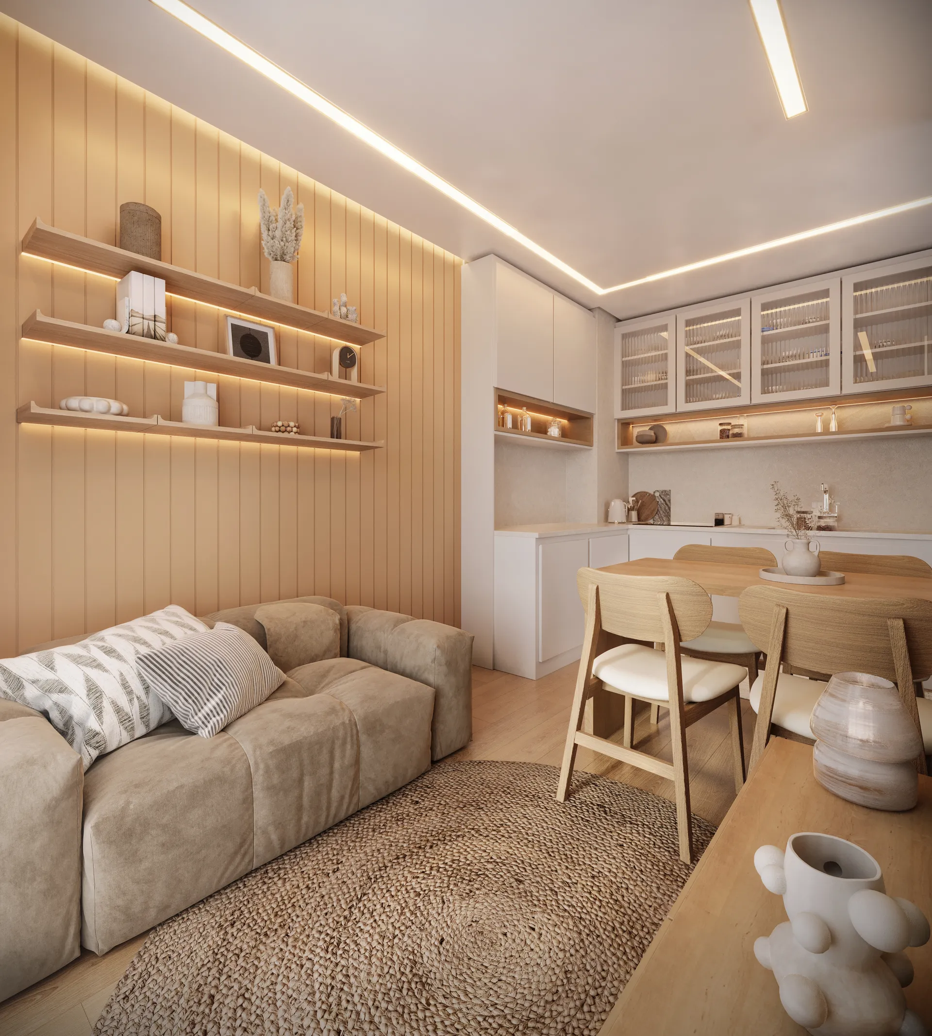 Living — 2 Dorms.